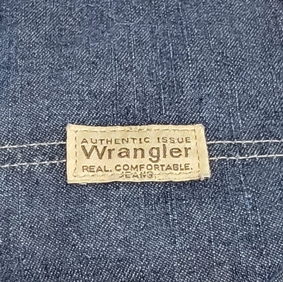 Best Offer Fleece Lined Carpenter Work Jeans Wranglers Dark Darkwash Blue 38x32 - Picture 7 of 13